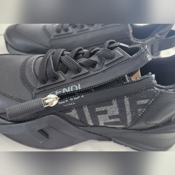 Fendi Flow Sneakers Unisex Womens Size 7 Mens Size 5.5 - Picture 6 of 15